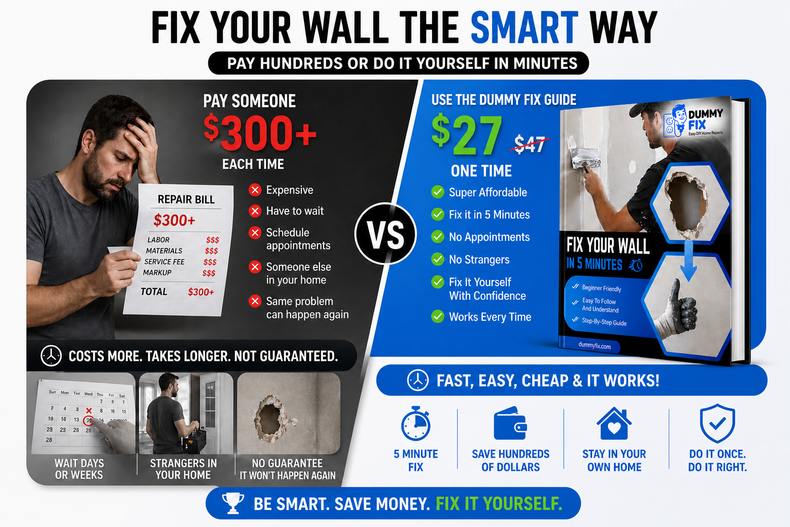 How to Fix Wall Holes Like a Pro in Just 5 Minutes — PDF Guide